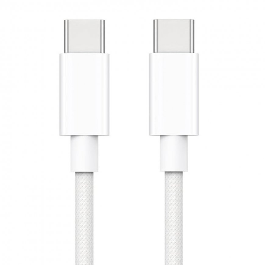 iLike CBL6 Pītas virves 65W PD USB-C uz USB-C Datu un uzlādes 2m