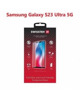 Swissten Full Face Tempered Glass Samsung Galaxy S23 Ultra 5G Black