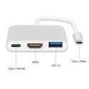 iLike HD1 3in1 USB-C (Type-C) Плагин на HDMI 4K / USB 3.0 / USB-