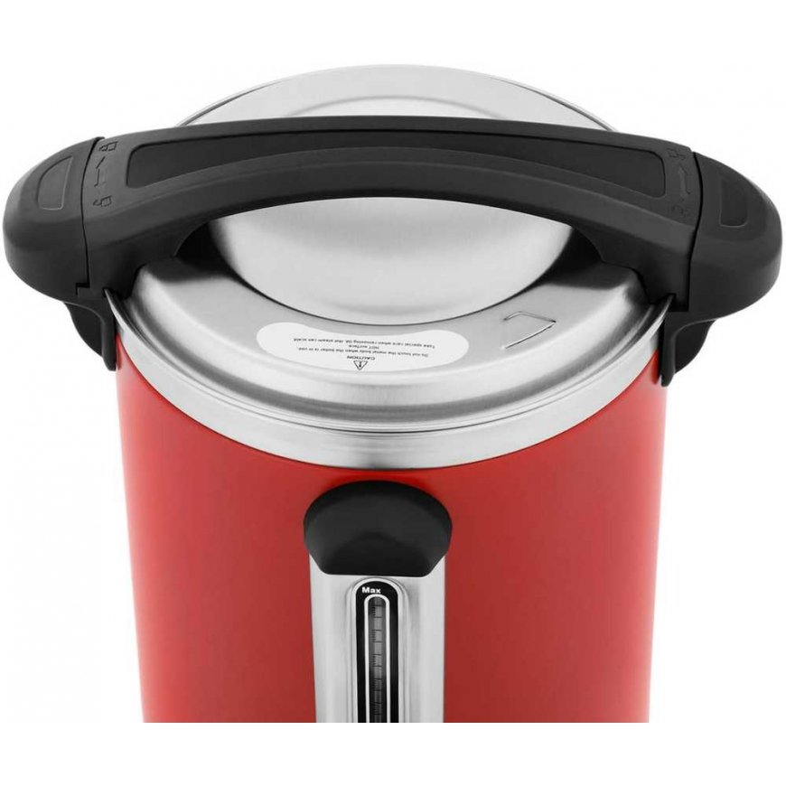 Royal Catering Warnik podgrzewacz do wody with double walls and ociekaczem 6.1 L 1500 W red – 4