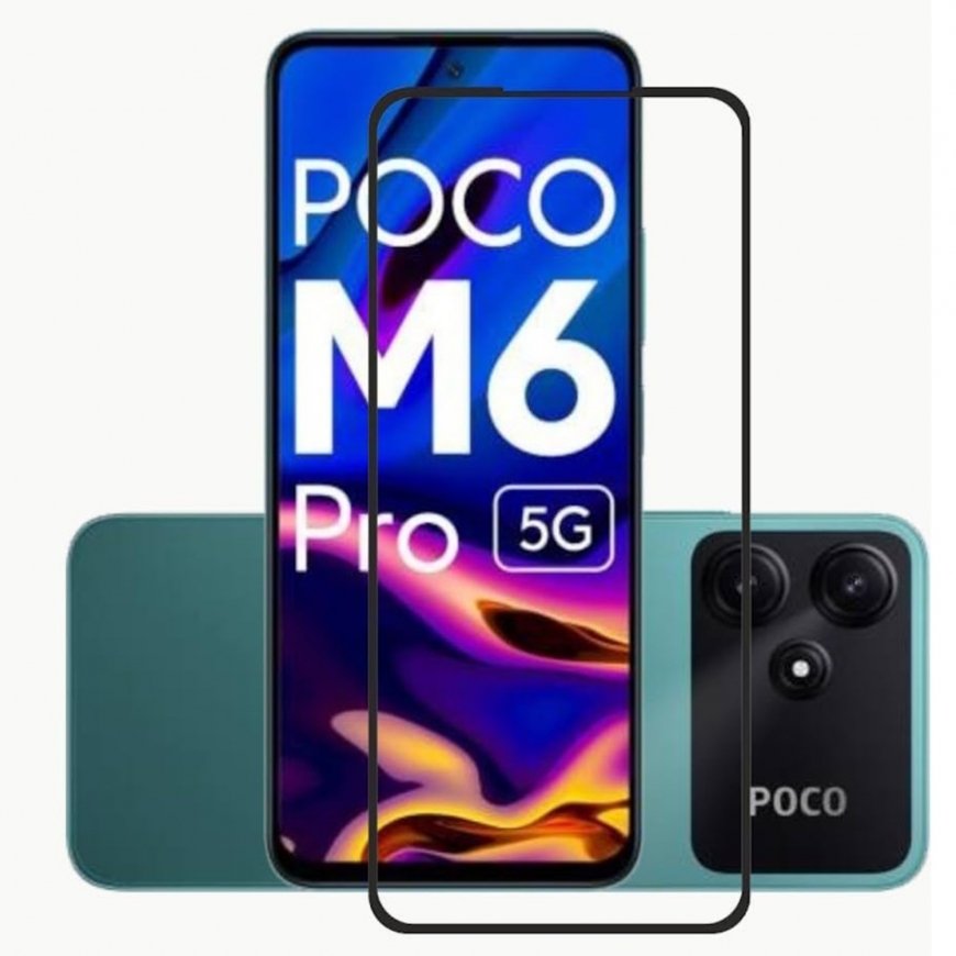Evelatus Pilna pārklājuma 2.5D Stikls priekš Xiaomi Poco M6 Pro