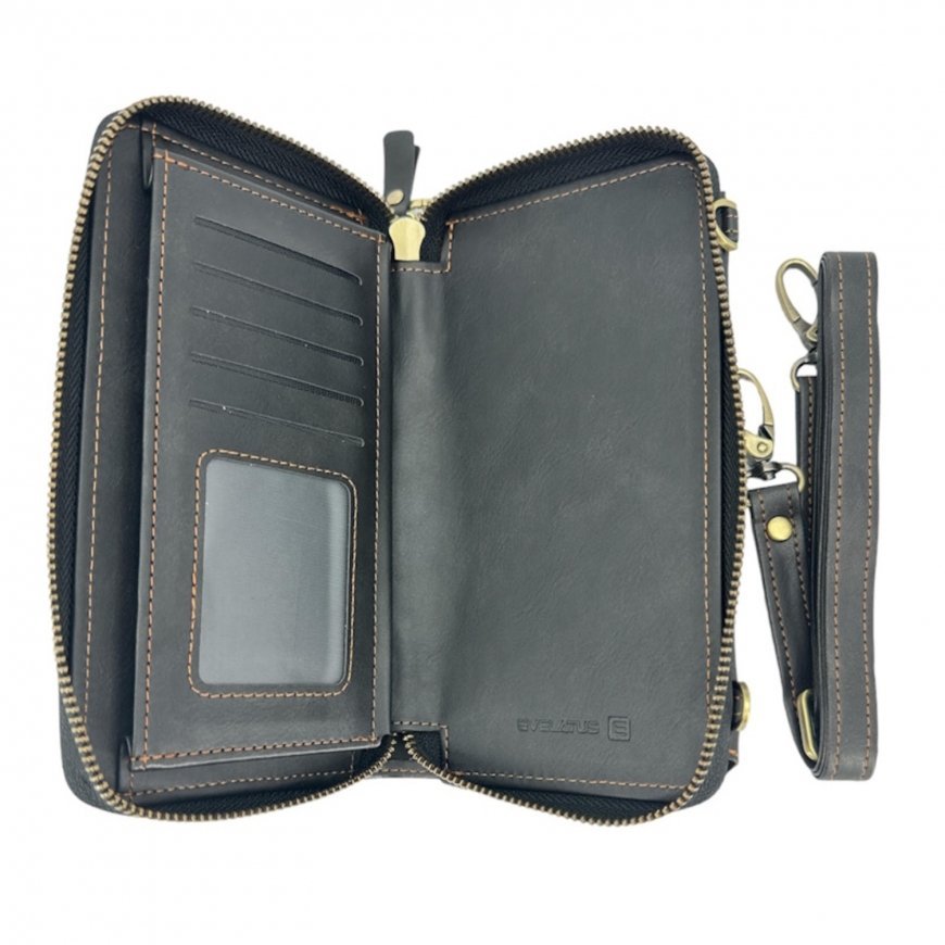 Evelatus Eco Ādas Zipper Maks ar magnētisku telefona fiksāciju & – 5