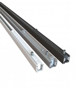 Aluminium profile for LED strip EUROLIGHT, white, 1m incl.