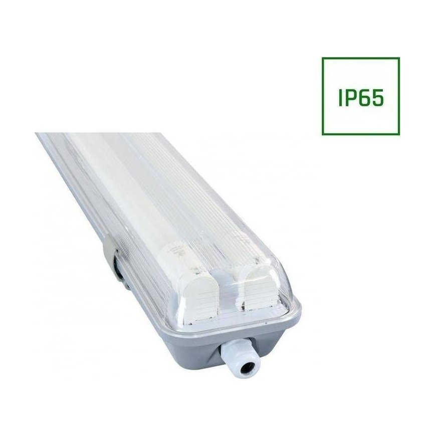 Ceiling light Light body, SPECTRUM, LED, 2XT8, G13, 2x18W, 2X120 CM, IP65
