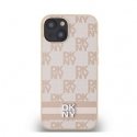 DKNY PU Leather Checkered Pattern and Stripe Case for iPhone 13 DKNY PU Leather Checkered Pattern and Stripe Case for iPhone 13