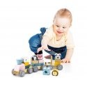 Toy wooden train with animals - PolarB Viga Toy wooden train with animals - PolarB Viga