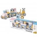 Toy wooden train with animals - PolarB Viga Toy wooden train with animals - PolarB Viga
