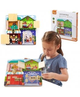 Viga Wooden Castle Manipulation Table and Home Discovery
