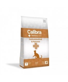 CALIBRA Veterinary Diets Cat Kuņģa-zarnu traktam un aizkuņģa dziedzerim - sausā kaķu barība - 2kg