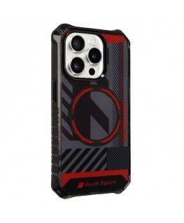 Audi IML Sport MagSafe Case iPhone 15 Pro Max 6.7" czarny|black