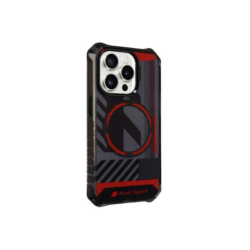 Audi IML Sport MagSafe Case iPhone 15 Pro Max 6.7" czarny|black