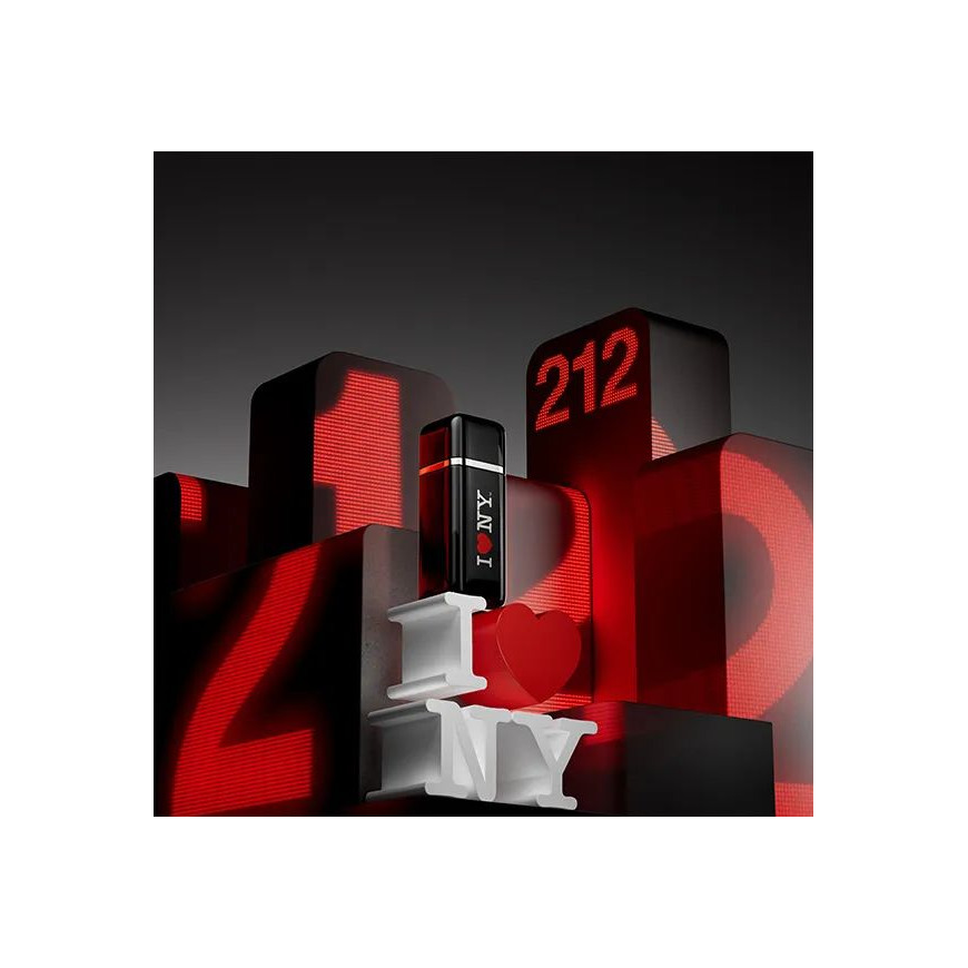 Carolina Herrera 212 Vip Men Black I Love Ny EDP spray 100ml – 3