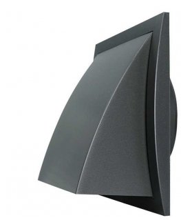 Išorinės ventiliacijos grotelės EUROPLAST ND12FVA, antracito