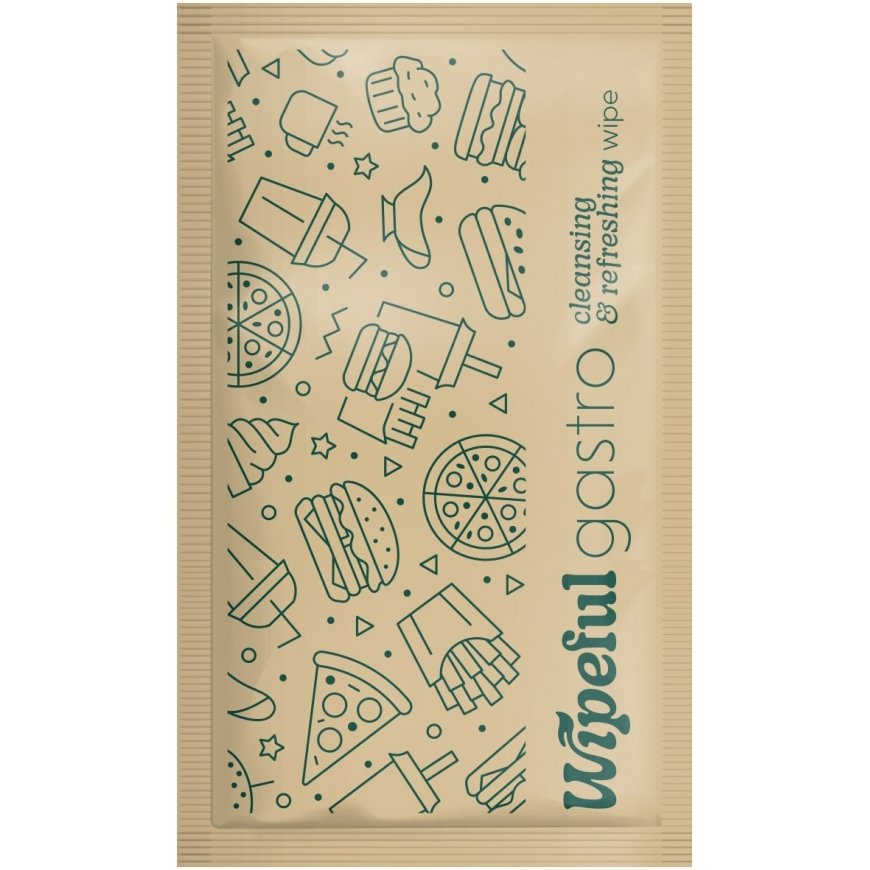 Wet wipes WIPEFUL Gastro Kraft, 6x10cm, 1000 pcs