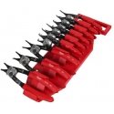 Milwaukee Accessories Set of pliers for locking rings MILWAUKEE, 9 pcs. Milwaukee Accessories Set of pliers for locking rings MILWAUKEE, 9 pcs.