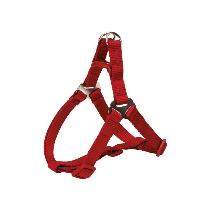 TRIXIE Premium One Touch braces, M 50-65cm/20mm, red – 2