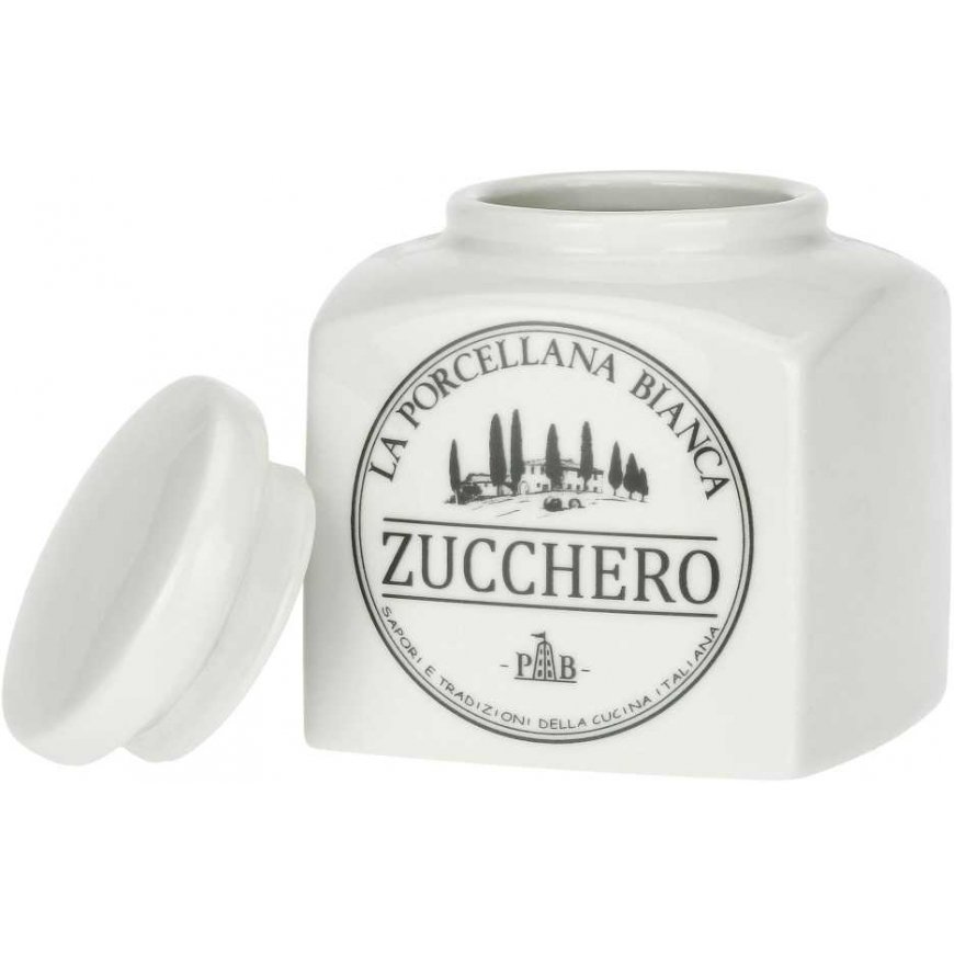 La Porcellana Bianca Pojemnik na cukier Conserva - Baltas, 500 ml – 3