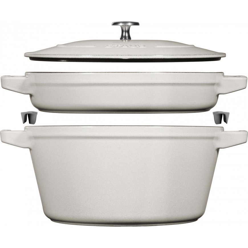 Staub Set of 2 naczyń żeliwnych