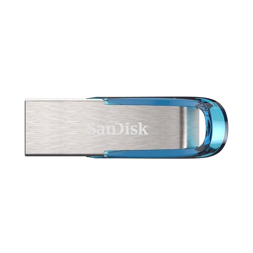 SanDisk Ultra Flair USB-muisti 32 GB USB A-tyyppi 3.2 Gen 1 (3.1 Gen 1) Sininen, Hopea