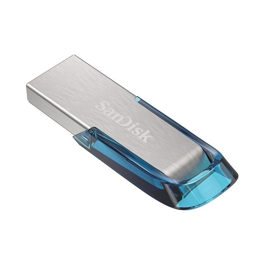 SanDisk Ultra Flair USB atmintukas 32 GB USB A tipo 3.2 Gen 1 (3.1 Gen 1) Mėlyna, Sidabras – 2