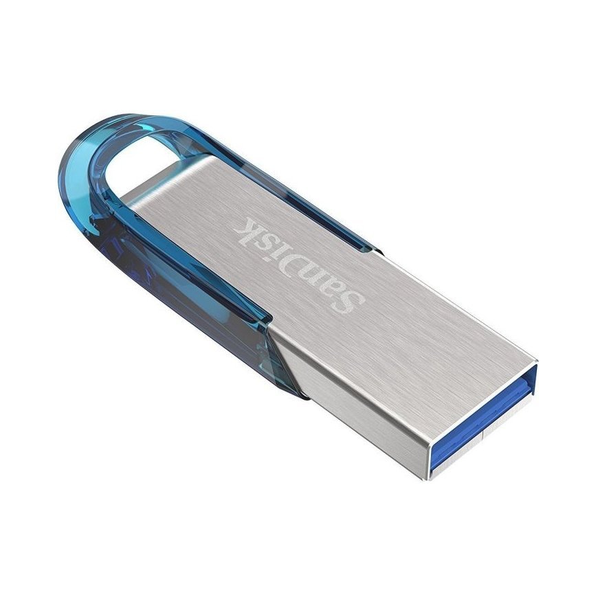 SanDisk Ultra Flair USB-välkmälu 32 GB USB tüüp A 3.2 Gen 1 (3.1 Gen 1) Sinine, Hõbe – 3