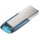 SanDisk Ultra Flair USB atmintukas 32 GB USB A tipo 3.2 Gen 1 (3.1 Gen 1) Mėlyna, Sidabras SanDisk Ultra Flair USB atmintukas 32 GB USB A tipo 3.2 Gen 1 (3.1 Gen 1) Mėlyna, Sidabras