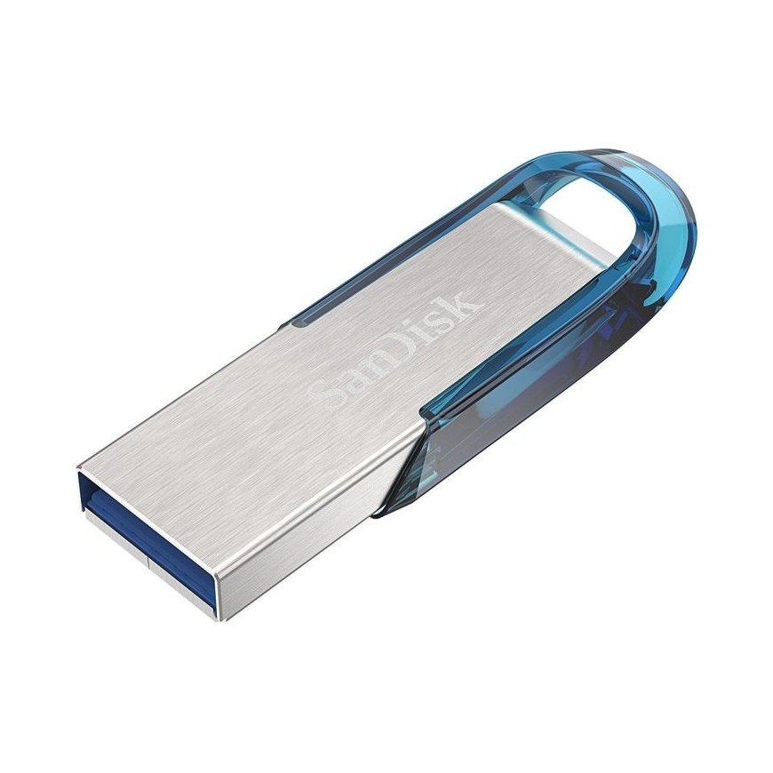SanDisk Ultra Flair USB-välkmälu 32 GB USB tüüp A 3.2 Gen 1 (3.1 Gen 1) Sinine, Hõbe – 5