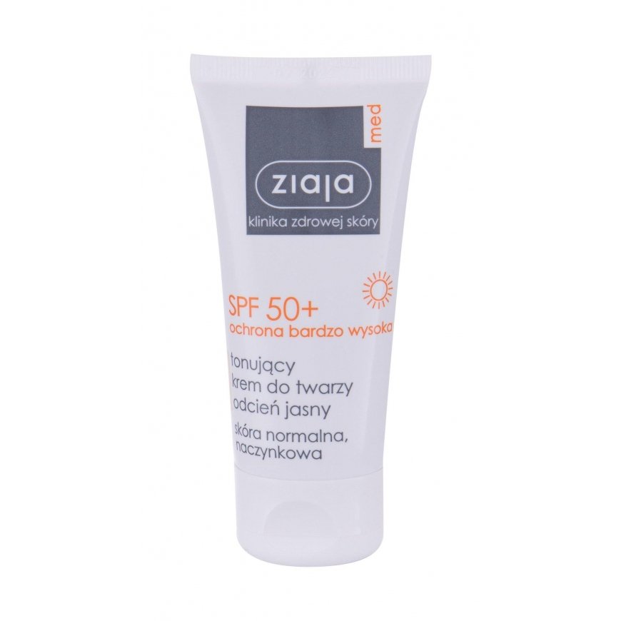 Ziaja Med Protective Tinted Face Sun Care for women, 50 ml