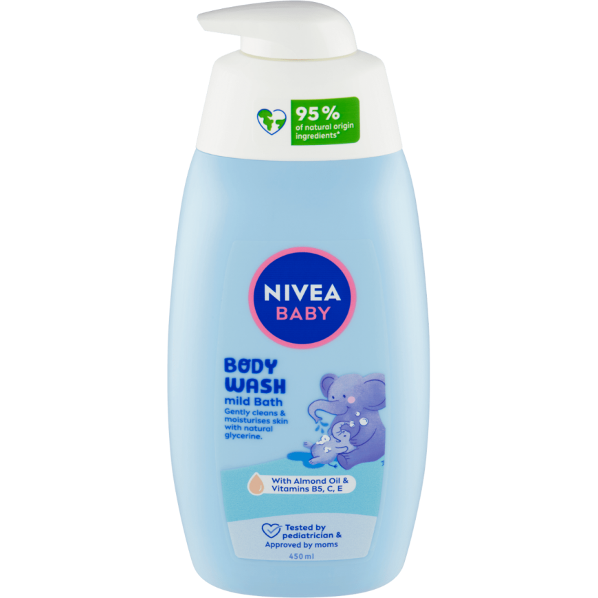 Nivea Baby Body Wash Mild Bath 450ml – 2