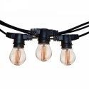 Visional 03-630 LED dārza ķēdes lukturis E27 ar 10 ligzdu / 10m