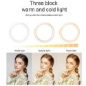 Elight SR18 46cm LED Light Ring with 3x Smartphone holder + 220V