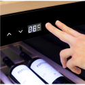Caso | Smart Wine Cooler | Išskirtinis vynas 126 | Energijos vartojimo efektyvumo klasė G | Laisvai stovintis | Butelių talpa 12