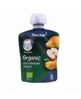 Gerber ekologiškas kriaušių obuolių bananas 4X