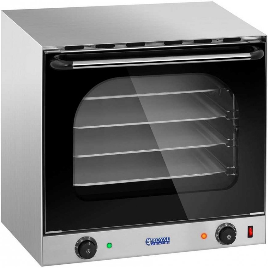 Royal Catering Piec piekarnik konwekcyjny 4-poziomowy 2400 W + 4 x Tacka – 3