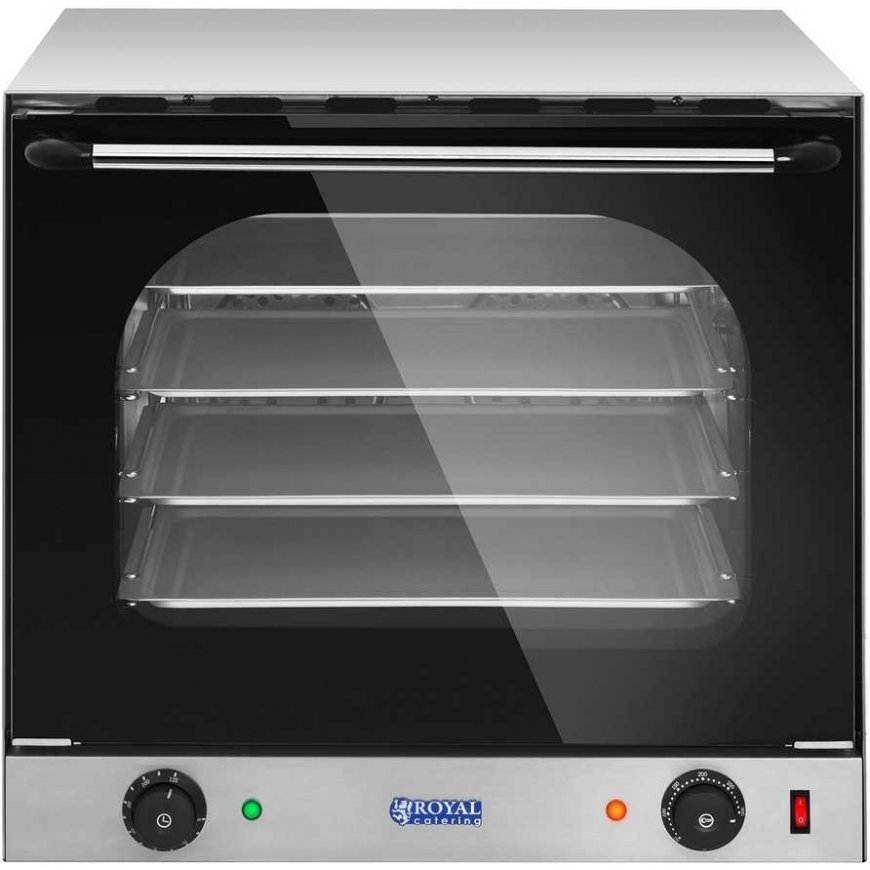 Royal Catering Piec oven konwekcyjny 4-poziomowy 2400 W + 4 x Tacka – 4