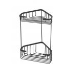 Shower shelf GEDY 248214, 151×325×200 mm, black