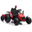 Lean Cars Electric Ride On Tractor HZB-200 with Trailer Red Lean Cars Electric Ride On Tractor HZB-200 with Trailer Red