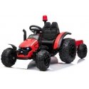 Lean Cars Electric Ride On Tractor HZB-200 with Trailer Red Lean Cars Electric Ride On Tractor HZB-200 with Trailer Red