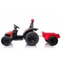 Lean Cars Electric Ride On Tractor HZB-200 with Trailer Red Lean Cars Electric Ride On Tractor HZB-200 with Trailer Red