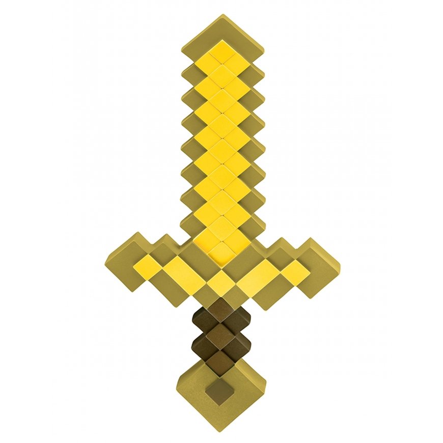 Jakks Pacific Disguise Minecraft Sword, Gold – 2