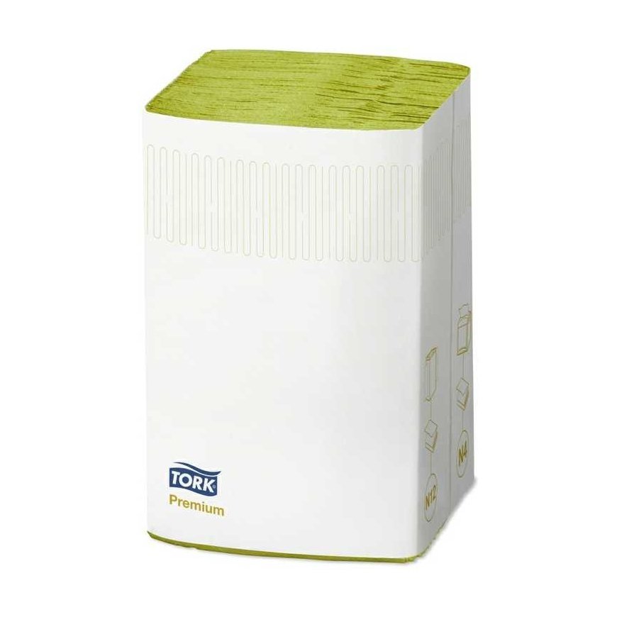 Napkins TORK XPRESSNAP 18962, 2 ply, 200 serves/pack, 21.3 x 16.5 cm, lime sp. – 2