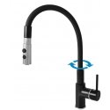 Kitchen faucet Domoletti Seina DSE919.5/12CMATC black