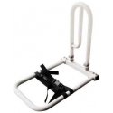 Height-adjustable bed rail making it easier to stand up