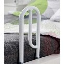 Height-adjustable bed rail making it easier to stand up