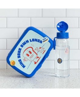 Drinking bottle Amuse Water bottle 500 ml with holder Urban Doodle