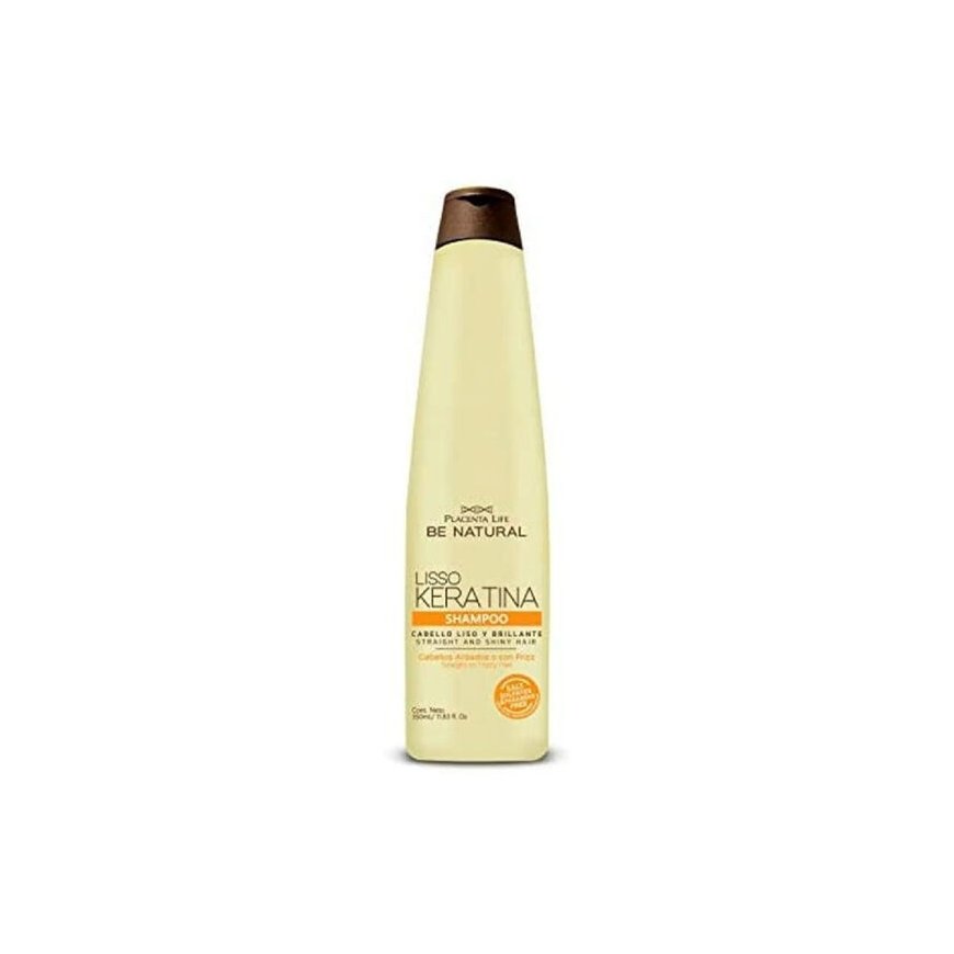 Placenta Life Be Natural Lisso Keratina Shampoo for Straight and