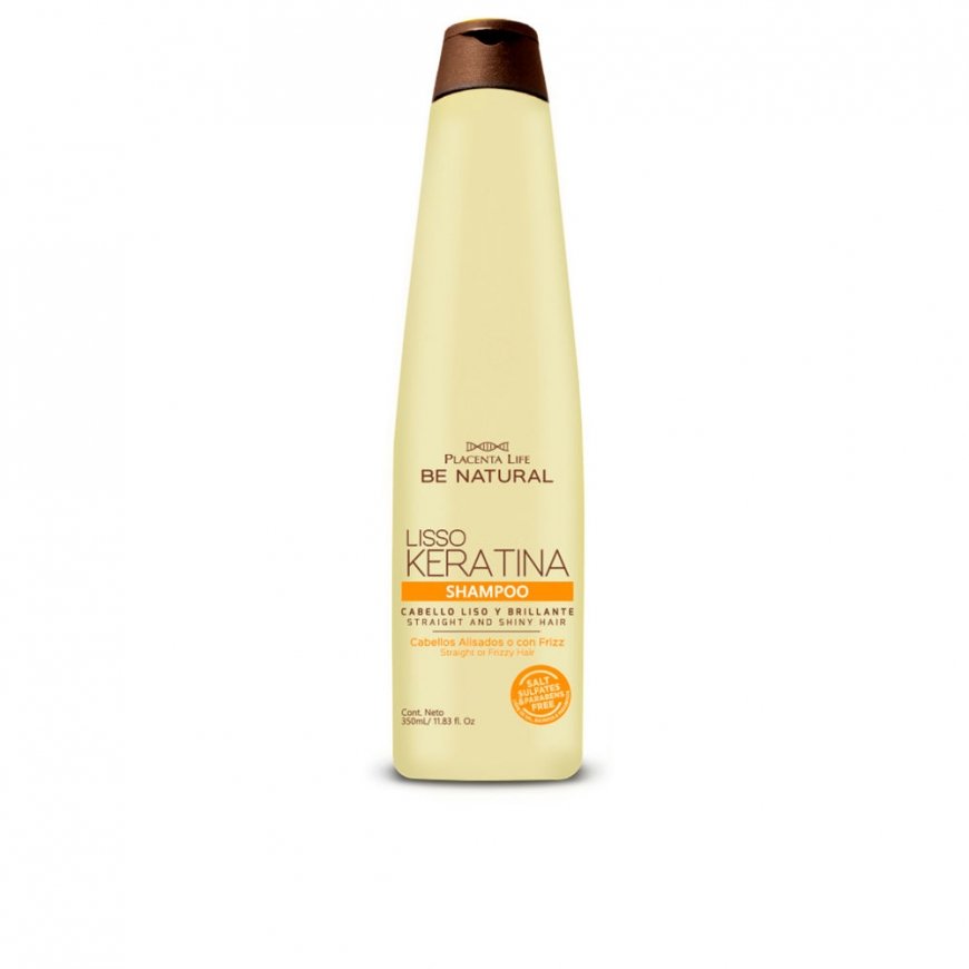 Placenta Life Be Natural Lisso Keratina Shampoo for Straight and – 2