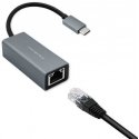 Qoltec Adapter usb-c na rj45 ethernet | 1000mbps | aluminum housing Qoltec Adapter usb-c na rj45 ethernet | 1000mbps | aluminum housing