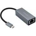 Qoltec Adapteris usb-c na rj45 ethernet | 1000mbps | aluminiowa obudowa