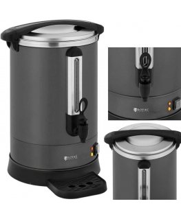 Royal Catering Coffee and tea maker with tap and drip tray 14 l 1400 W gray